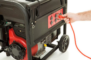 Portable home generator safety is important in a weather emergency.