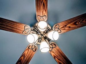 Ceiling fans help reduce the cost of your electricity bill.
