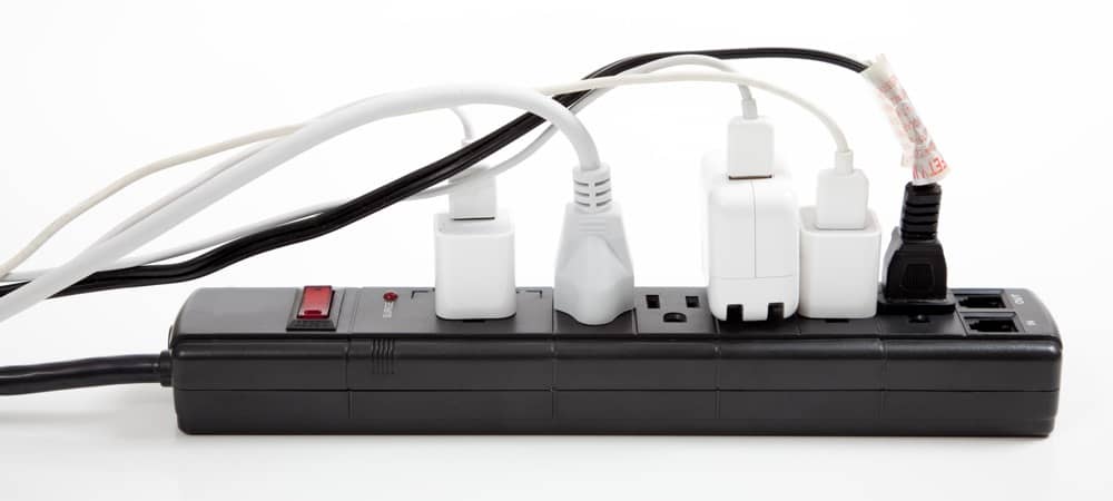 Don't be without necessary technology, invest in a surge protector.