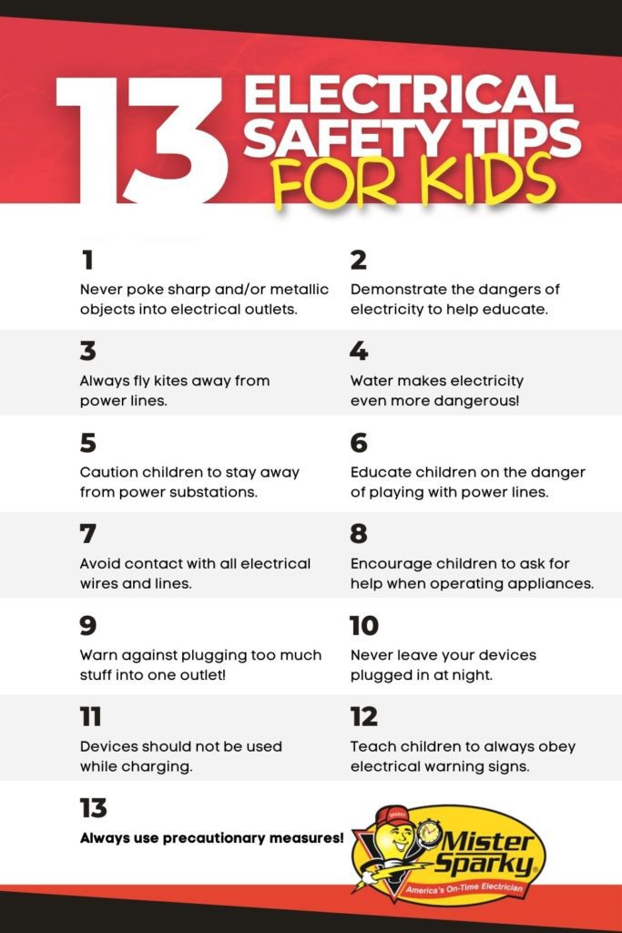 Electrical Safety Tips for Kids: National Electrical Safety Month - 13 Electrical Safety Tips For Kids