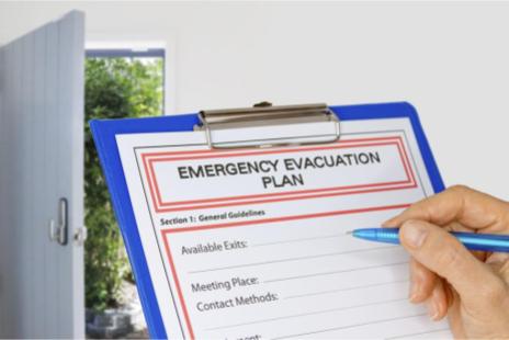 Fire Prevention Week 2022 Emergency Evacuation Plan.