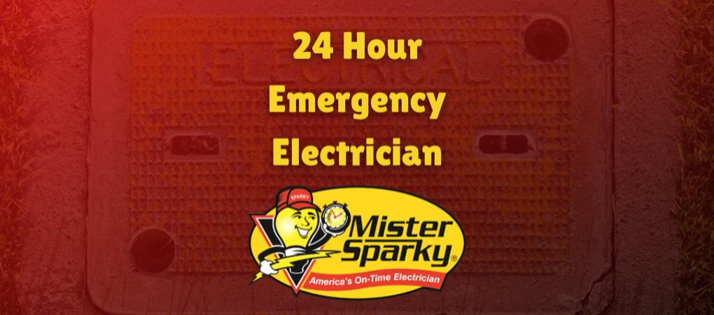 Mister Sparky 24 hour emergency electrician Tulsa.